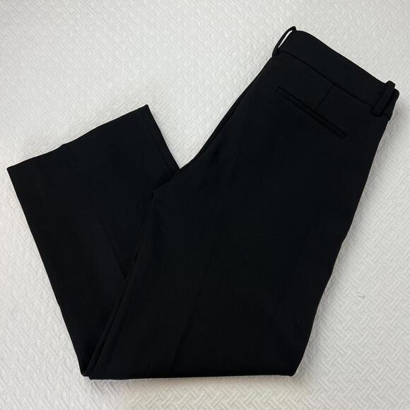 J. Crew 365 Women's Size 6 Black Pleated Cropped Dress Pants Stretch Office Work - Picture 6 of 14